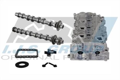 Zestaw naprawczy głowicy 2x wałek, lańcuch,napinacz,pokrywa IJS GROUP 401333FULLKIT