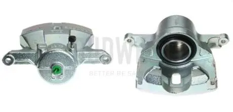 Гальмівний дисковий супорт передн Прав NISSAN QASHQAI II, RENAULT KADJAR 1.2-1.7D 11.13- BUDWEG CALIPER 344967