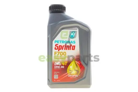 Олива 10W30 SPRINTA F700 4T (1L) (API SL/JASO MA2) Petronas 73124E15EU