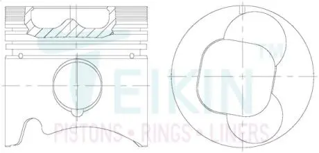 Фото поршни ремонт +0.50мм (к-кт на мотор) Isuzu 4JB1 TEIKIN 39163A050 Поршни ремонт +0.50мм (к-кт на мотор) Isuzu 4JB1 TEIKIN 39163A050
