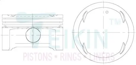 Фото поршни STD (к-кт на мотор) XG350 V6 3.5L TEIKIN 51123STD Поршни STD (к-кт на мотор) XG350 V6 3.5L TEIKIN 51123STD