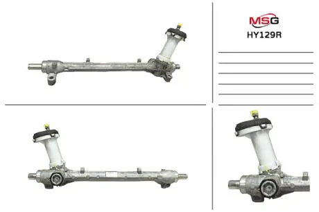 Рульова рейка без ГУР відновлена Hyundai Solaris 17-, Kia RIO 17- MSG HY129R