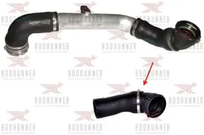 Патрубок iнтеркулера, 11617791664, 11617799401 RODRUNNER R1304023