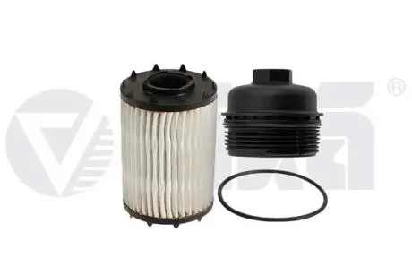 Фильтр масляный с крышкой Audi A4, A5, A6, A7, A8/VW Touran (16-23) Vika 11151796101