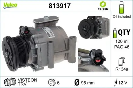 Компрессор Valeo 813917