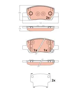 Автозапчасть TRW GDB2541