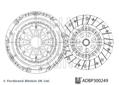 SPRZ.KPL. RENAULT BLUE PRINT ADBP300249