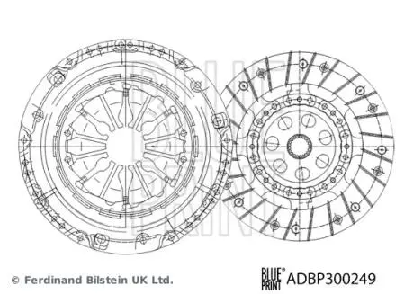 SPRZ.KPL. RENAULT BLUE PRINT ADBP300249