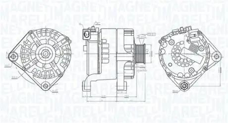ALTERNATOR MAGNETI MARELLI 063732041010
