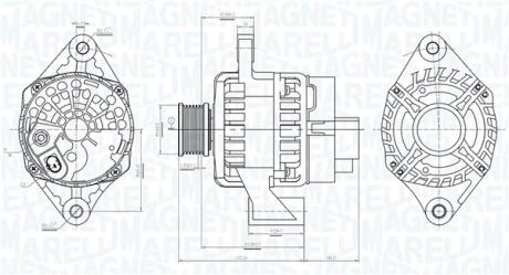 ALTERNATOR MAGNETI MARELLI 063736094010