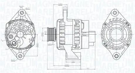 ALTERNATOR MAGNETI MARELLI 063736094010