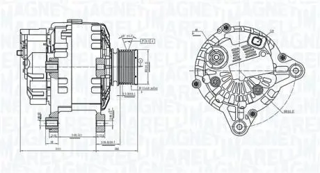 ALTERNATOR MAGNETI MARELLI 063739064010