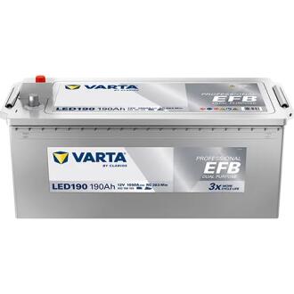 AKUMULATOR 190AH 1050A 12V PROFESSIONAL DUAL PURPOSE EFB LED190 VARTA 932190105K312