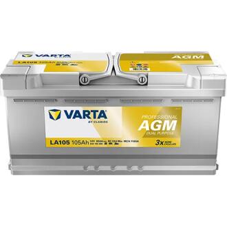 AKUMULATOR 105 AH 950 A 12V PROFESSIONAL DUAL PURPOSE AGM VARTA 840105095K312
