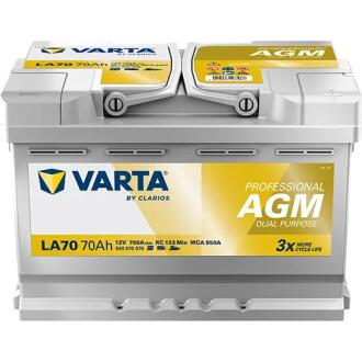 AKUMULATOR 60 AH 680 A 12V PROFESSIONAL DUAL PURPOSE AGM VARTA 840070076K312