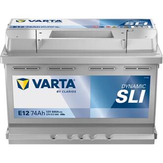 AKUMULATOR 74AH 680A 12V DYNAMIC SLI E12 VARTA 574013068K262 (фото 1)