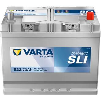 AKUMULATOR 70AH 630A 12V DYNAMIC SLI E23 VARTA 570412063K262 (фото 1)