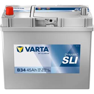 AKUMULATOR 45AH 330A 12V DYNAMIC SLI B34 VARTA 545158033K262