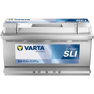 AKUMULATOR 95AH 800A 12V DYNAMIC SLI G3 VARTA 595402080K262