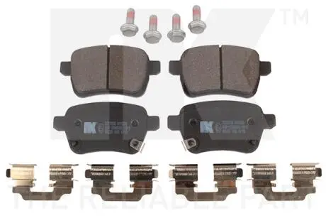 Дисковые тормозные колодки, комплект NK 2223100