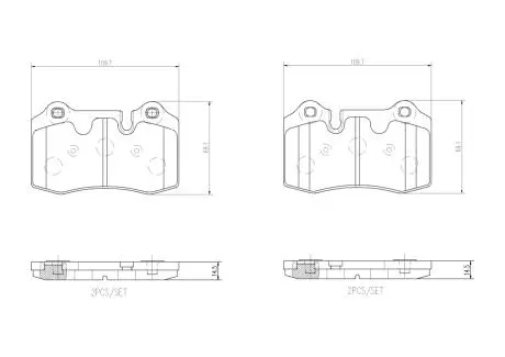 Автозапчасть BREMBO P02003