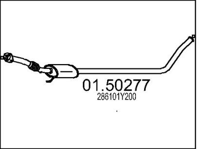Глушник PICANTO II.. MTS 0150277