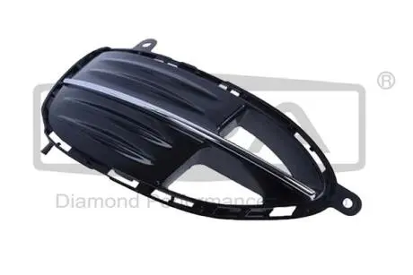 Окантовка для протитуманної фари, ліва, з хром-накладкою, чорна DPA 81015402