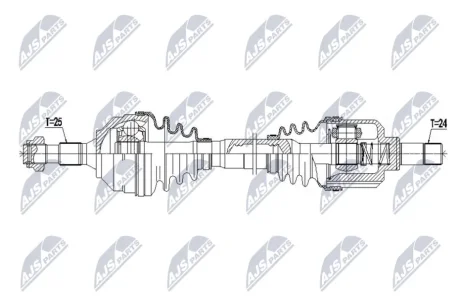 ПОЛУОСЬ NTY NPWCT173