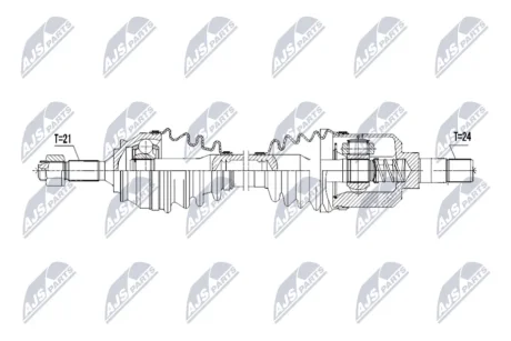 ПОЛУОСЬ NTY NPWCT171
