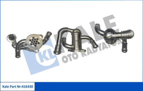 KALE FIAT Радіатор системи рециркуляції ВГ DOBLO 04-, OPEL, ALFA ROMEO KALE OTO RADYATOR 416430
