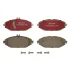 Фото 3 - klocki ham przod xtra ceramic BREMBO P50124NX KLOCKI HAM PRZOD XTRA CERAMIC BREMBO P50124NX (фото 3)