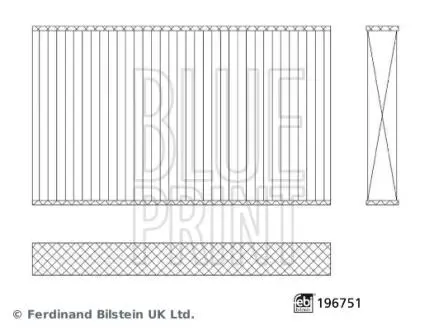 FILTR KABINOWY WEGLOWY BLUE PRINT ADBP250119