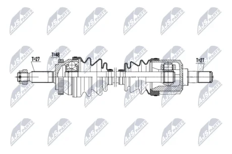 ПОЛУОСЬ NTY NPWHY651