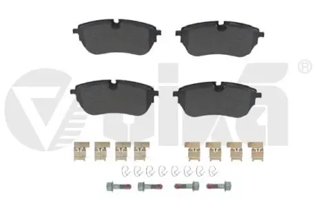 Колодки тормозные передние с установочным р/к VW Amarok (10-) Vika 66981704101