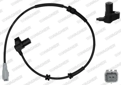 CITROEN Датчик ABS передн. JUMPY I 2.0 95-, JUMPY II 2.0 07-, FIAT, PEUGEOT WAGNER ABS00586