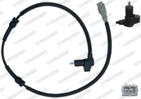 CITROEN Датчик ABS задній JUMPY I 2.0 95-, JUMPY II 2.0 07-, FIAT, PEUGEOT WAGNER ABS00587