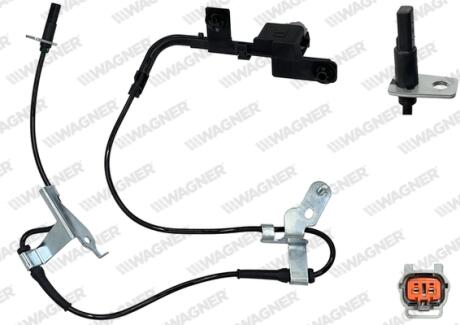 MAZDA Датчик ABS передн. правий 6 Hatchback (GH) 1.8, 2.0, 2.2 07- WAGNER ABS00791