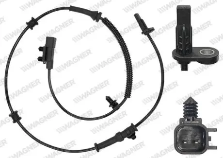 JEEP Датчик ABS передній GRAND CHEROKEE IV 10-, DODGE DURANGO 11- WAGNER ABS00933