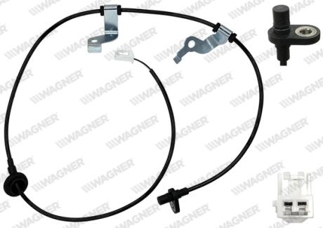 MAZDA Датчик ABS задн. лівий 6 Hatchback (GH) 1.8, 2.0, 2.2 07- WAGNER ABS00794