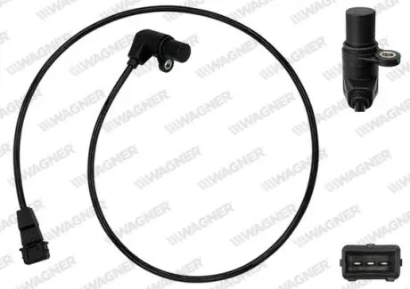 OPEL датчик числа обертів к/вала Kadett, Omega, Vectra 1.8/2.0 WAGNER CRS00315