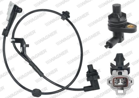 TOYOTA Датчик ABS задній правий HILUX VII 2.5 D-4D 4WD 07-15 WAGNER ABS01180