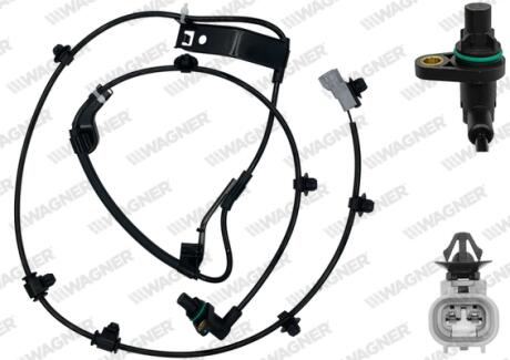 TOYOTA Датчик ABS передн. лівий HILUX VII 2.5 D-4D 4WD 07-15 WAGNER ABS01177