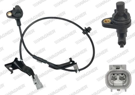 TOYOTA Датчик ABS задній лівий HILUX VII 2.5 D-4D 4WD 07-15 WAGNER ABS01179