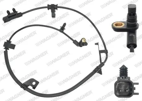 DODGE Датчик ABS задн. лівий JOURNEY 08-, FIAT FREEMONT 11- WAGNER ABS00926