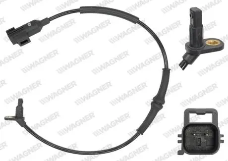 JAGUAR Датчик ABS задн. F-TYPE 12-, XF I 08- WAGNER ABS01144