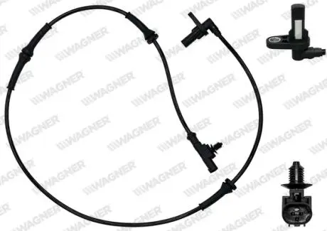 LAND ROVER Датчик ABS передн. Discovery 04- WAGNER ABS01197