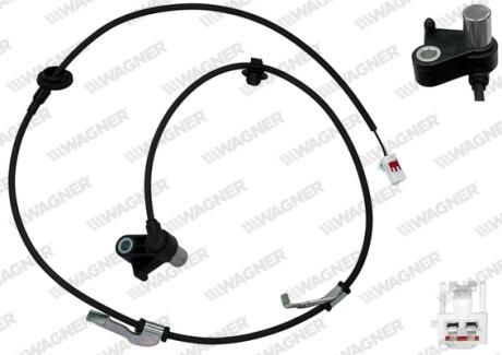 MAZDA датчик ABS задн. лів. Mazda 6 02- WAGNER ABS00696