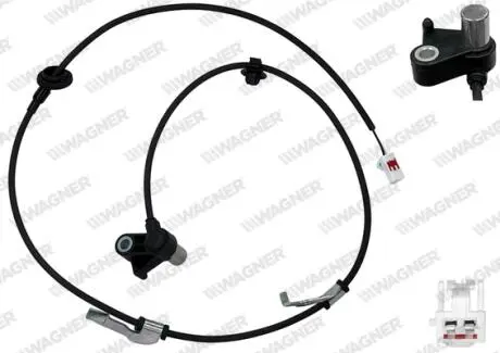 MAZDA датчик ABS задн. лів. Mazda 6 02- WAGNER ABS00696