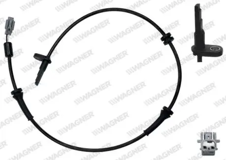 NISSAN датчик ABS передн. Qashqai 06- WAGNER ABS00199