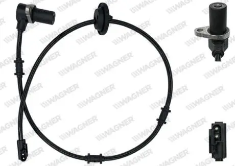 DB датчик ABS задн. правий W210 WAGNER ABS00603